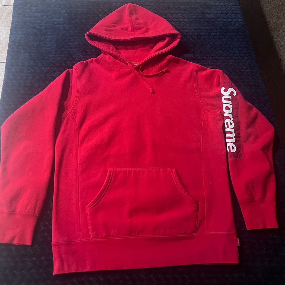 Supreme Bold Red Hoodie